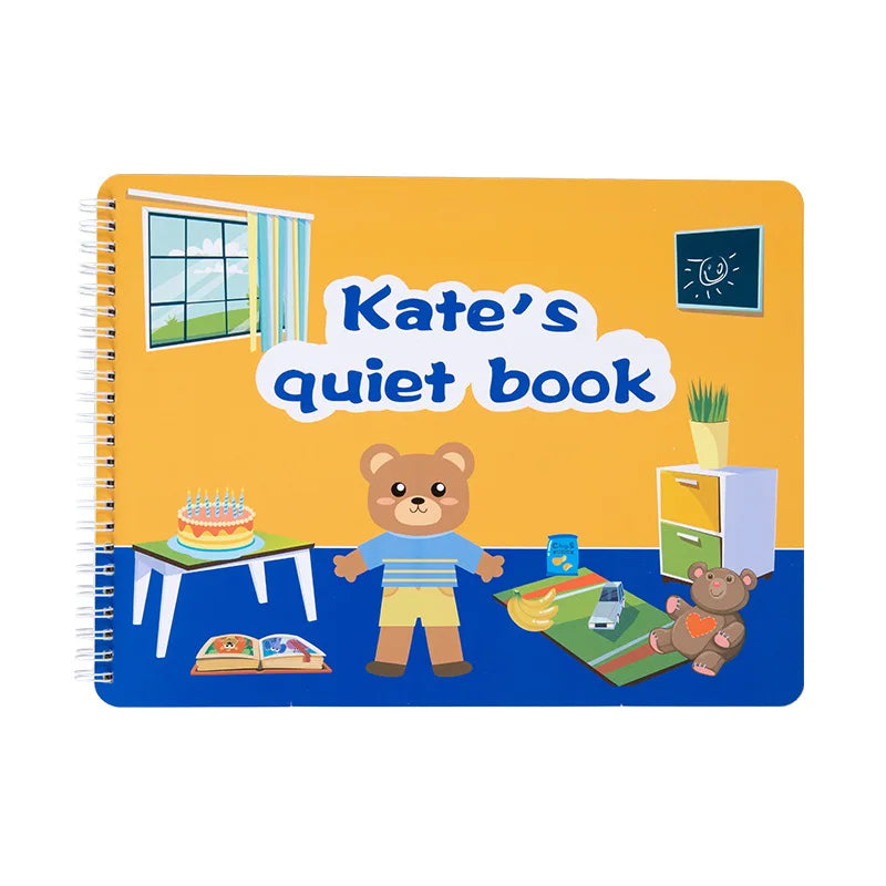 Imported Quality- Kate Quiet Book – Brain Boosting Activity Book-Pre Schooling Book